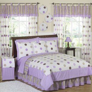 Mod Dots Purple Comforter Set