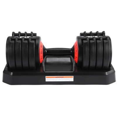 Adjustable Dumbbell 47lb Dumbbell Weight Home Workout Equipment For Weight Lifting And Strength Training aukuyee