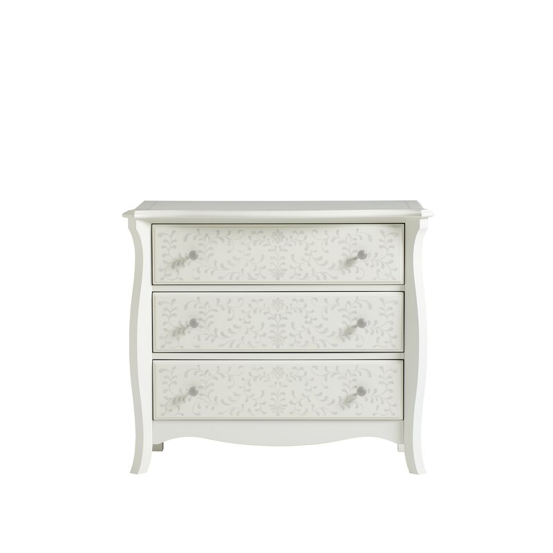 Younghouselove Stenciled 3 Drawer Dresser Reviews Wayfair