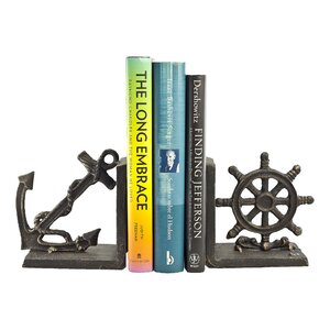 Nautical Iron Bookends (Set of 2)