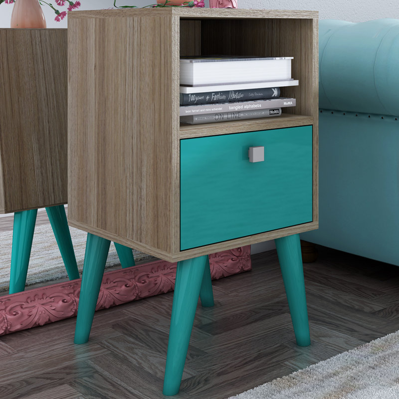 Carneal 1 Drawer Nightstand & Reviews AllModern