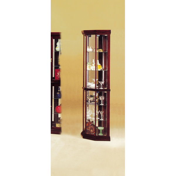 Boaz Corner Curio Cabinet By Red Barrel Studio #2