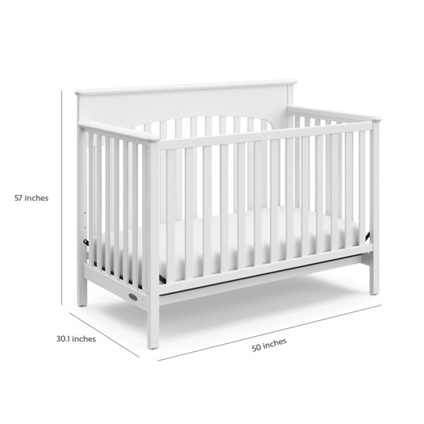 graco crib dimensions