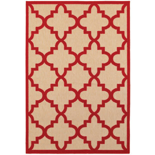 Red Outdoor Rugs You Ll Love Winchcombe Sand Cherry Red Outdoor Area Rug