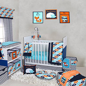 Liam Aztec 10 Piece Crib Bedding Set