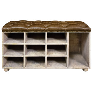 Shoe Box Storage Wayfair Co Uk Storage Shoe Hallway Bench With Buffalo Hide Seat