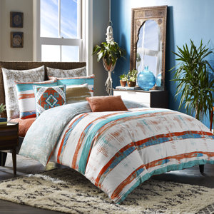 Mexico City Siesta 3 Piece Duvet Cover Set