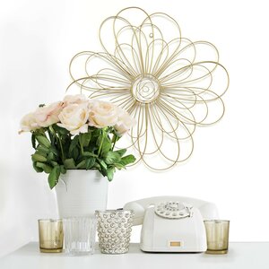 Wire Flower Wall Du00e9cor