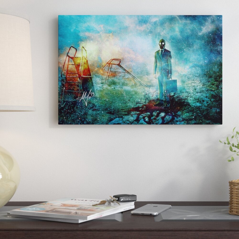 East Urban Home Grief Graphic Art Print On Canvas Wayfair