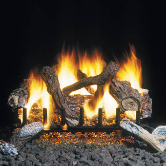 Dreffco Great Northwest Vented Natural Gas Propane Fireplace Logs