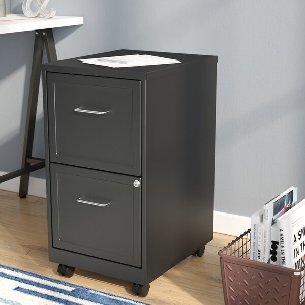 Forest 2 Drawer Mobile Vertical Filing Cabinet by Zipcode Design