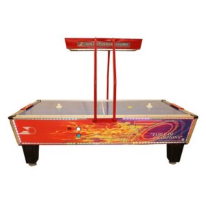 Flare Home Elite 8.3' Air Hockey Table with Compact Overhead Light