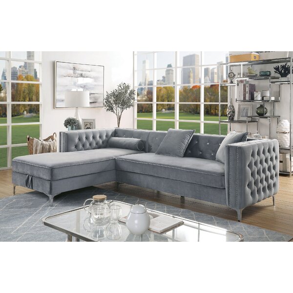Ahearn Left Hand Facing Modular Sectional By Mercer41