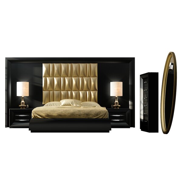 Jerri Standard 5 Piece Bedroom Set By Everly Quinn