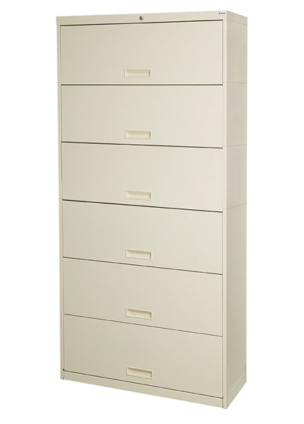 Stak-N-Lok 100 Series 6 Door 30 W Letter Size and Locking High Cabinet by Datum Storage