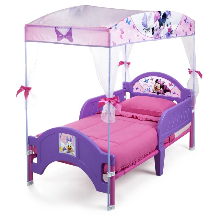 Disney Minnie Mouse Bow Tique Convertible Toddler Bed