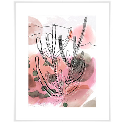 Organ Pipe Cactus By Linda Ketelhut Acrylic Painting Print Joss