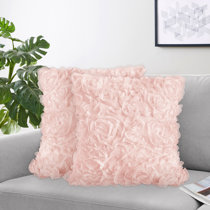 pink decorative pillows
