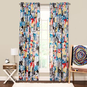 Crayola Dream On Single Curtain Panel