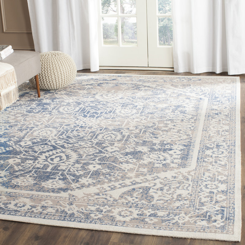Mistana Rhodes Gray Blue Area Rug Reviews Wayfair Rhodes Gray Blue Area Rug