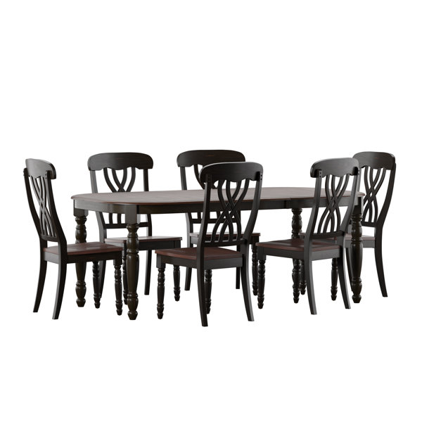 Ashleigh 7 Piece Dining Set by Alcott Hill Alcott Hill