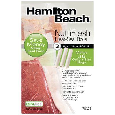 Hamilton Beach NutriFresh 11 x 16 Heat Seal Hamilton Beach