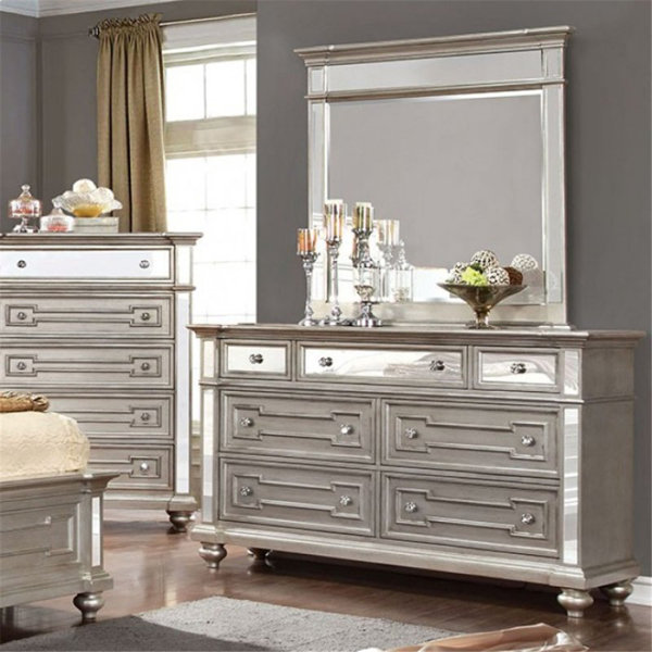 Jacey 7 Drawer Double Dresser By Rosdorf Park 2019 Sale