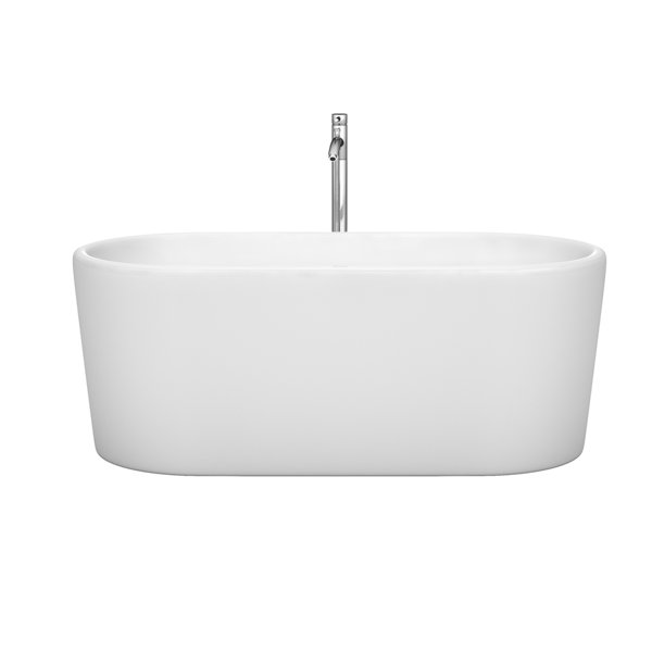Ursula 59 x 27.5 Soaking Bathtub by Wyndham Collection