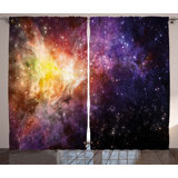Cloud Print Curtains Wayfair