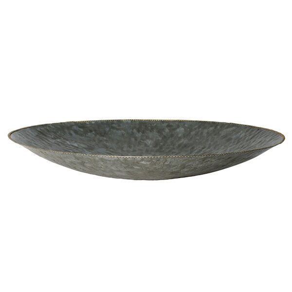 Luxe Galvanized Iron Large Serving Bowl by Thirstystone