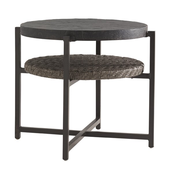 Blue Olive Steel Side Table by Tommy Bahama Outdoor