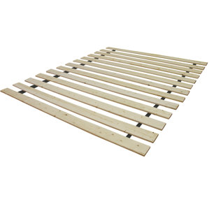 Attached Solid Wood Bed Support Slats - Bunkie Board by Alwyn Home