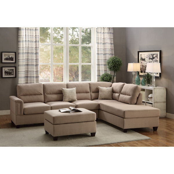 Shop For Stylishly Selected Wardlow Right Hand Facing Sectional with Ottoman Get The Deal! 30% Off