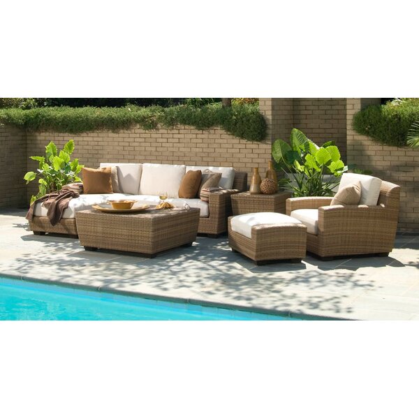 Woodard Saddleback Deep Seating Group With Cushions Wayfair