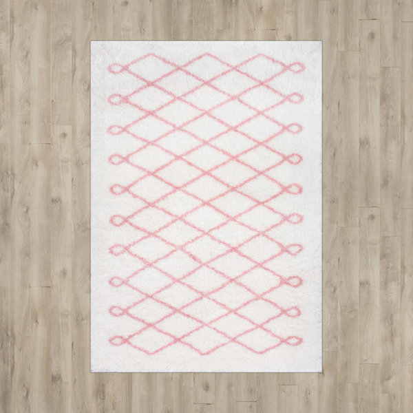 Lane Baby Pink Area Rug by Viv + Rae