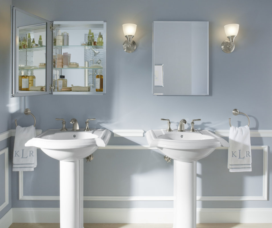 Kohler 20" x 26" Aluminum Medicine with Mirrored Door & Reviews