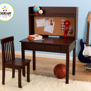 Kids Desks Pinboard 3 Piece 31 Writing Desk And Hutch Set