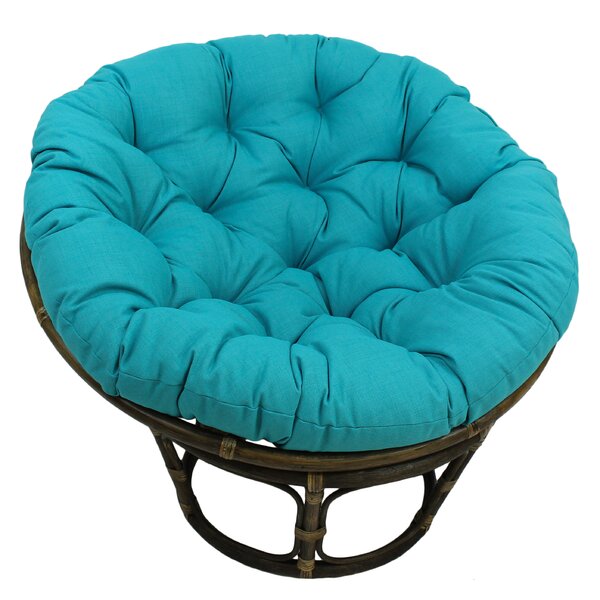 Benahid Outdoor Rattan Papasan Chair with Cushion by Bungalow Rose