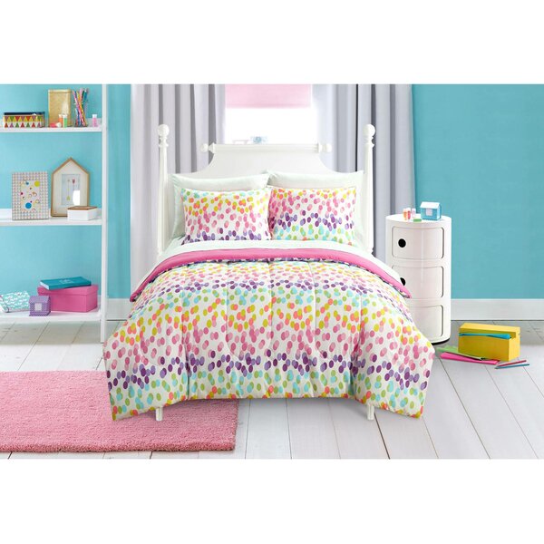 with Zipper Closure 100/% Cotton 3 pcs Set Twin Rainbow Bedding Set for Girls Teens Luxury Ultra Soft Breathable No Comforter Rainbow Duvet Cover Cute Colorful Rainbow Print Pattern