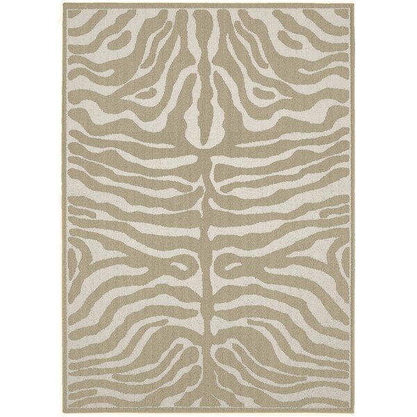 tan safari rug