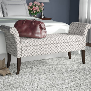 Michigan Upholstered Storage Bench by Alcott Hill
