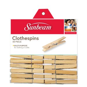 Wooden Clothespin (Pack of 50)