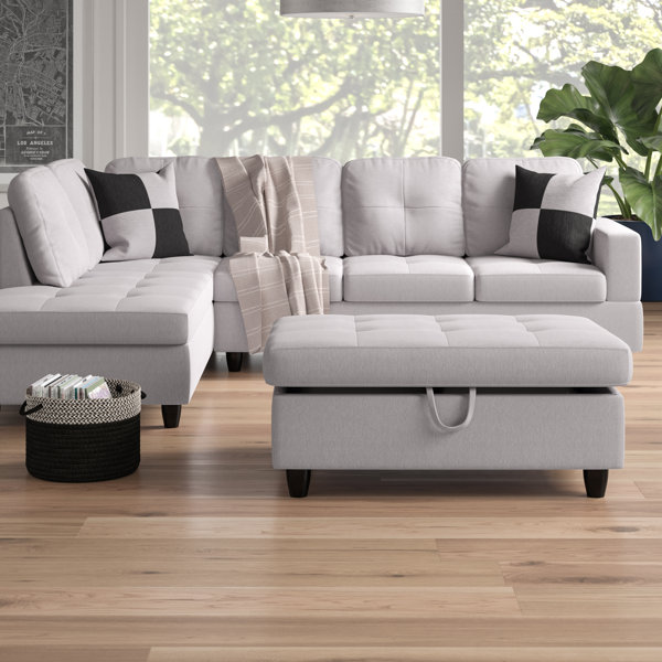 Jaiden Sectional With Ottoman By Ebern Designs
