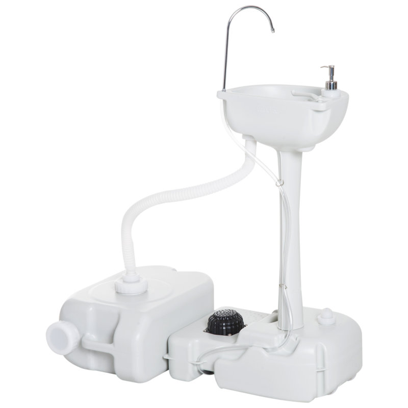 Outsunny Portable Kitchen Camping Bathroom Hand Wash ...