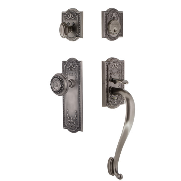 Parthenon Single Cylinder Handleset with Knob by Grandeur