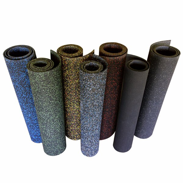 Elephant Bark 48 Recycled Rubber Flooring Roll by Rubber-Cal, Inc.