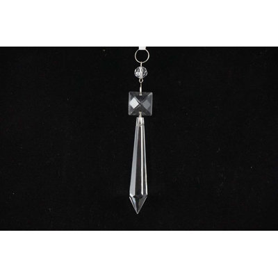 Crystal Spear Finial Ornament Decor N Beyond Color Clear