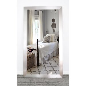 Rectangle Brushed Nickel Mirror