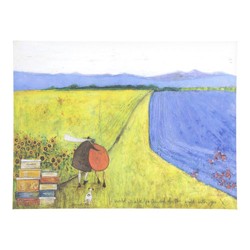 I Would Walk to the End of the World With You Canvas Wall Art East Urban Home Size: 30cm H x 40cm W x 3.8cm D