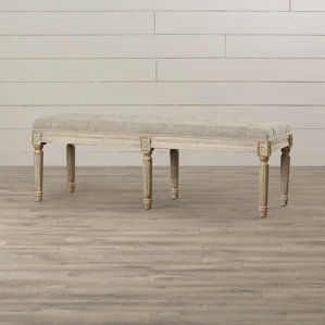Letellier Wood Bench by Lark Manor